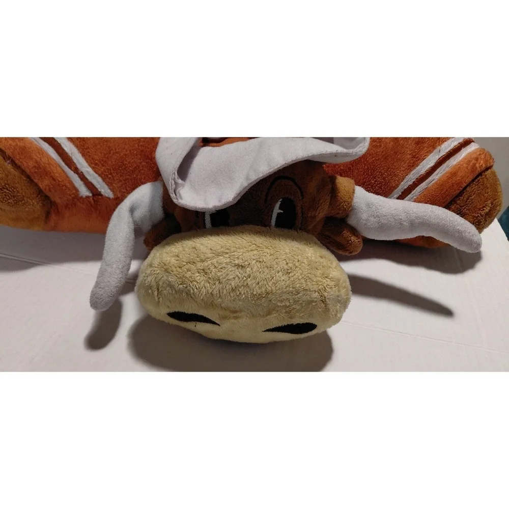 Bevo university's mascot officially licensed NCAA Texas Longhorns Pillow Pet